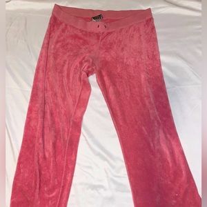 Vintage 2000s pink juicy couture tracksuit pants